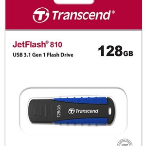 Transcend 128GB JetFlash 810 USB 3.0 Flash Drive.