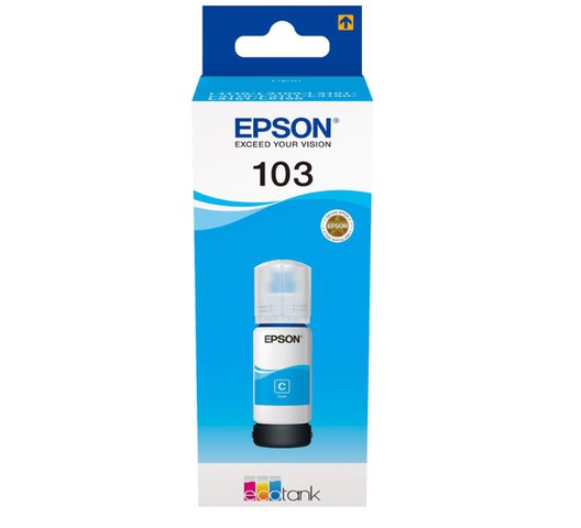 103 ECOTANK CYAN INK BOTTLE (C13T00S24A)