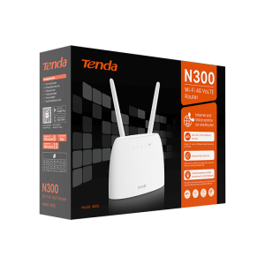 Tenda 4G06 N300 Wi-Fi 4G VoLTE Router.