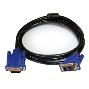 STEK VGA Cable Male To Male Black 1.8m
