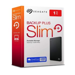 Seagate 1TB Backup Plus Slim Portable Hard Disk